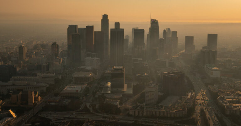 Airborne lead and chlorine levels rose as the LA wildfires burned