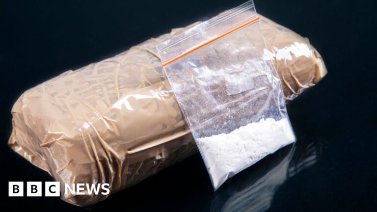 Suspected bags of cocaine were found in the embassy car