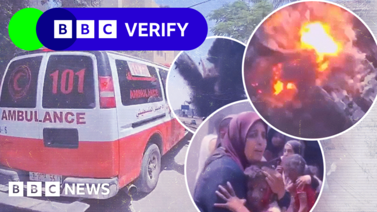 The BBC has confirmed nearly 100 attacks in the Gaza ‘humanitarian zone’