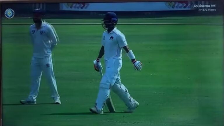 Controversy erupted when Ajinkya Rahane was recalled from the dressing room in a Ranji Trophy match.