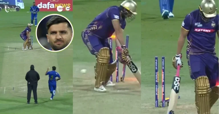 WATCH: Fazalhaq Farooqi sends David Willey packing with a blazing yorker in ILT20 2025.