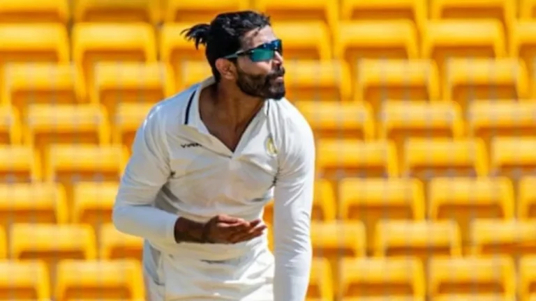 Ravindra Jadeja became the only Indian player to shine on Day 1 of the Ranji Trophy.