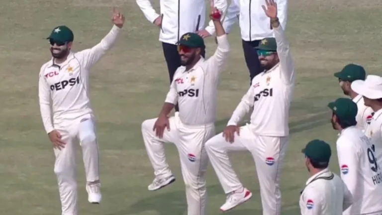 Babar Azam, Mohammad Rizwan join Sajid Khan’s trademark celebration as Pakistan beat West Indies in 1st Test