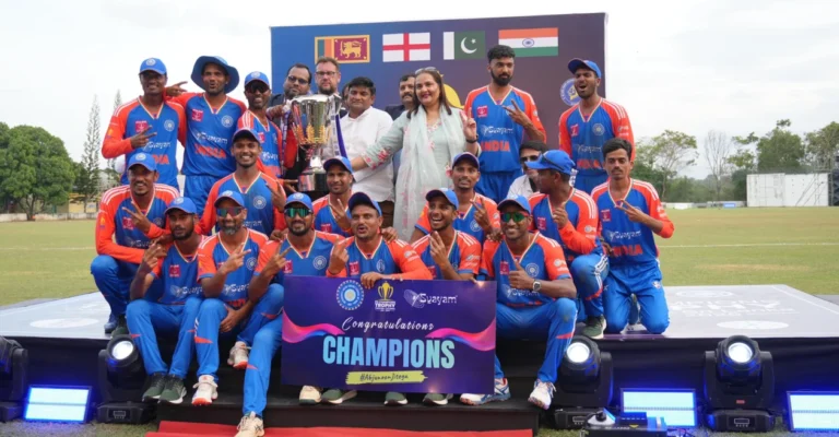 India register historic win over England to win PD Champions Trophy 2025