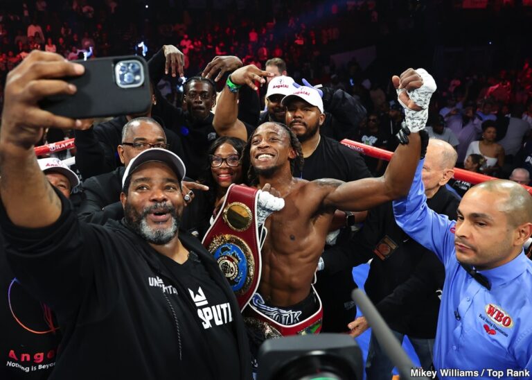 Keyshawn Davis creates drama with Shakur Stevenson face-off.