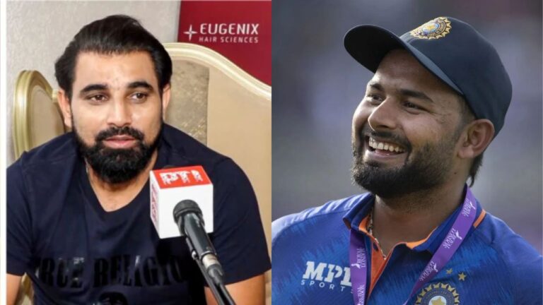 Former Indian coach Mohammad Shami and Rishabh Pant named the playing XI for India