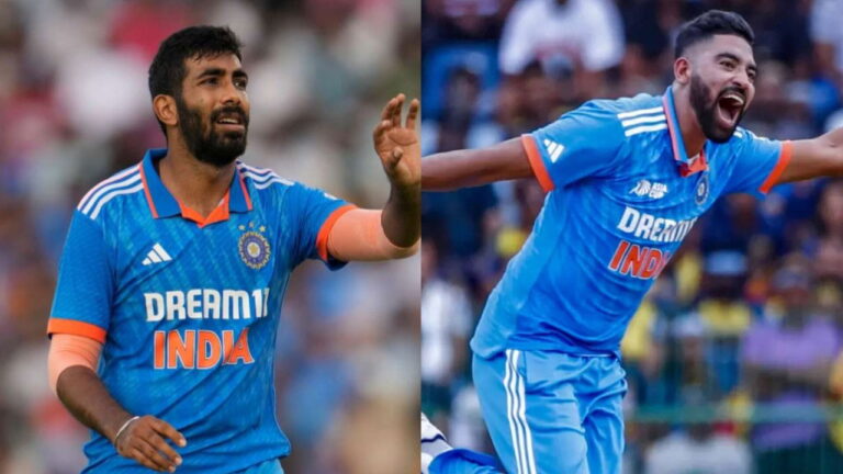 Jasprit Bumrah is going to make way for Mohammad Siraj.