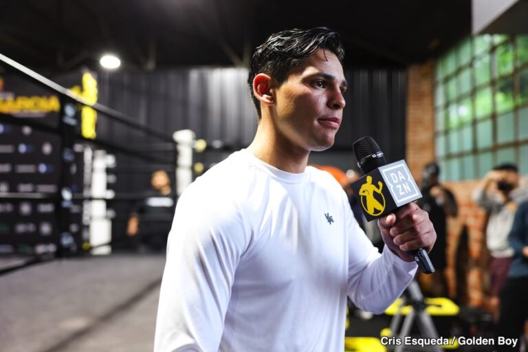 Oscar De La Hoya in Ryan Garcia Vs. Devin Haney Re: “No Need”