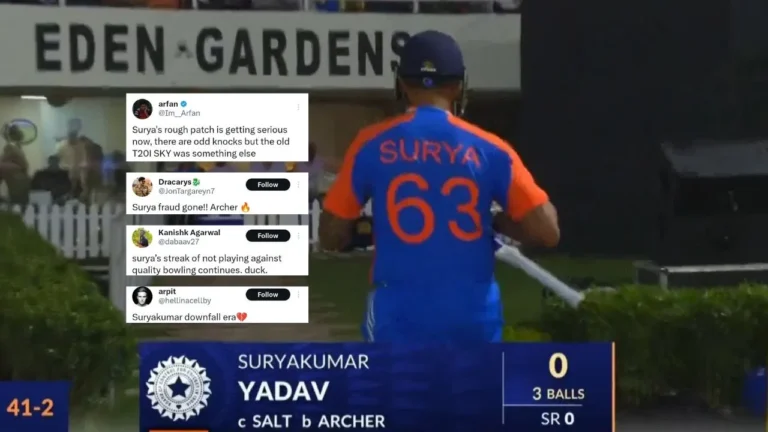 ‘Suryakumar Yadav downfall era’ – Indian captain dubbed ‘fraud’ after failure in 1st ENG T20I