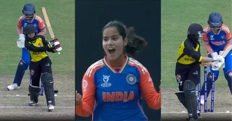 WATCH: Vaishnavi Sharma hits hat-trick as India beat Malaysia | ICC U19 Women’s T20 World Cup 2025