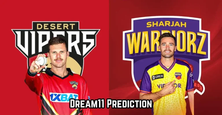 DV vs SWR, ILT20 2025: Match Prediction, Dream11 Team, Fantasy Cricket Tips & Pitch Report | Desert Vipers vs Sharjah Warriors