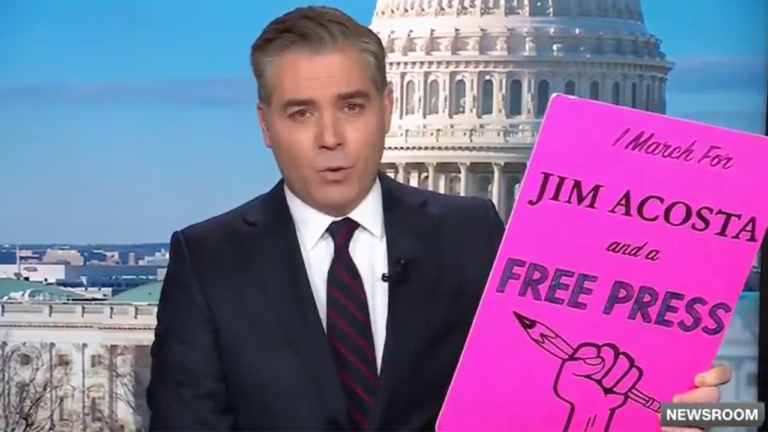 CNN’s Jim Acosta said when Trump returned to office, ‘We are not the enemy of the people.’