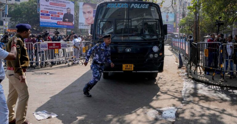 A police volunteer accused of raping and murdering a doctor in India has been spared the death penalty, angering the victim’s family.