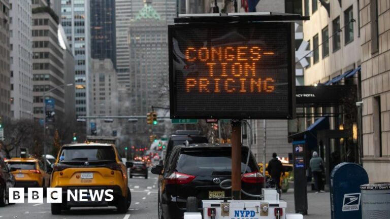 New York traffic collapses after $9 congestion charge