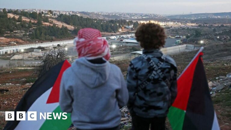 Palestinians in the West Bank are awaiting the release of a prisoner following a ceasefire.