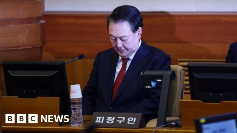 South Korean President Yun Suk-yeol denies arresting lawmakers in impeachment trial