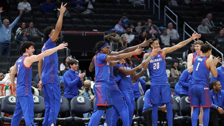 DePaul men’s basketball snapped a 39-game regular season Big East losing streak with a win at Georgetown.