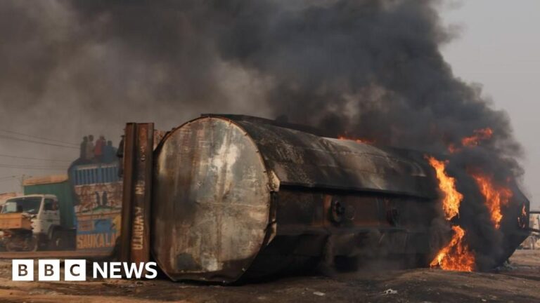 77 people died in an explosion on an oil tanker in Suleja, Nigeria