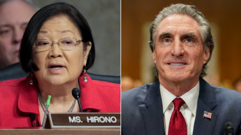 Hirono rips into Burgum’s opening confirmation hearing question: ‘This woman has a problem.’