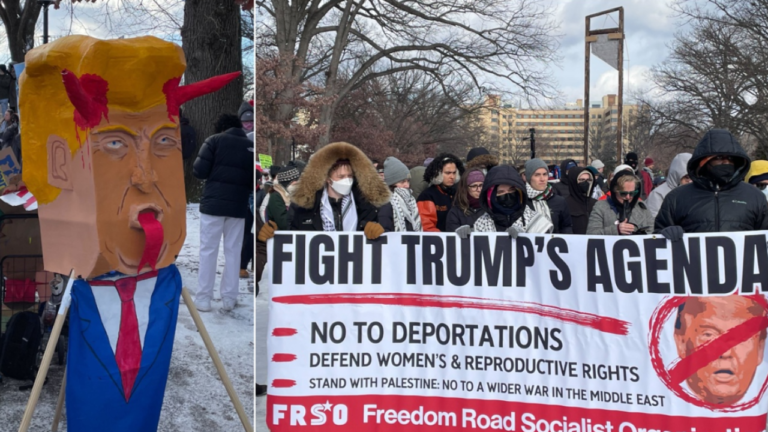 WATCH: Protesters rally against ‘fascist’ Trump as 47th president: ‘Socialism defeated fascism’