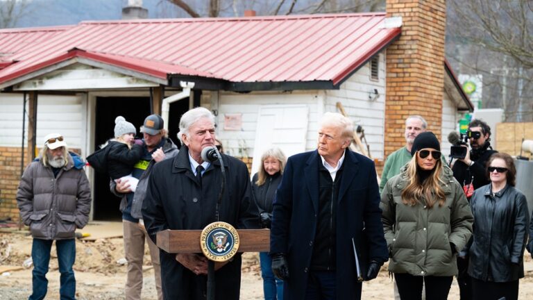 The President Trump North Carolina visit “Hope for People” Franklin Graham