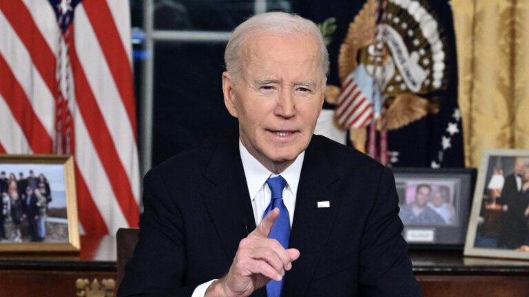 As Biden wraps up a half-century of political career, his failure to turn the page on Trump weighs heavily on the presidency.