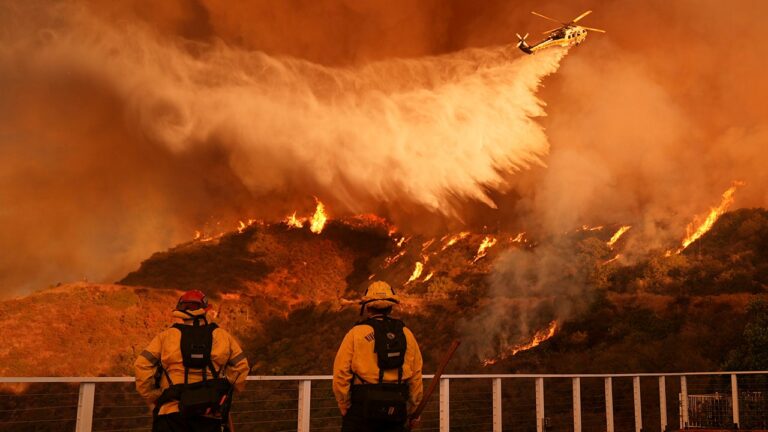 FOX Sports provides TV coverage for firefighters battling the LA wildfires