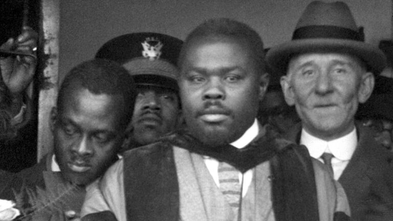 Biden apologized to the late black activist Marcus Garvey and 4 others