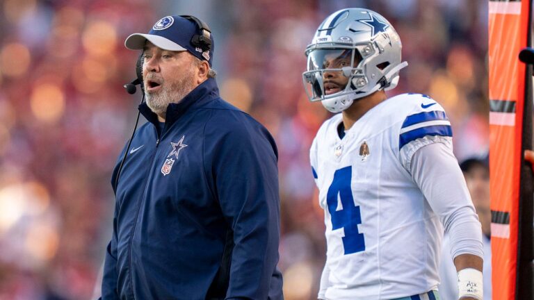 Cowboys Dak Prescott reacts to Mike McCarthy’s breakup