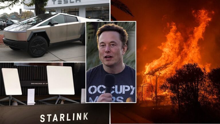 Musk is using Starlink, Cybertrax to provide Wi-Fi to wildfire-hit areas