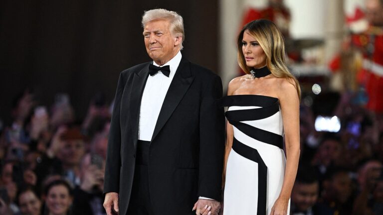 After Trump’s first day as POTUS, he appeared at several inaugural balls around DC.