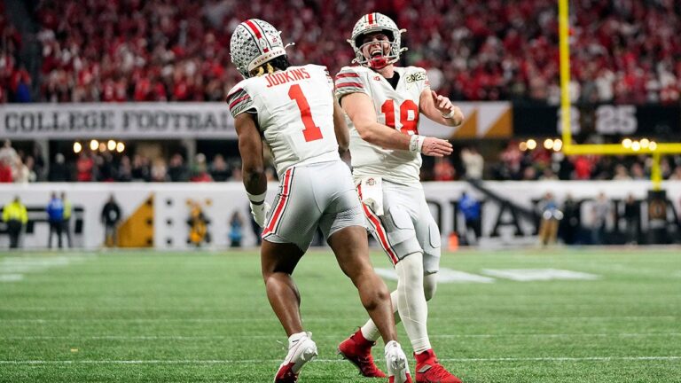 Ohio State defeated Notre Dame to win the college football national championship