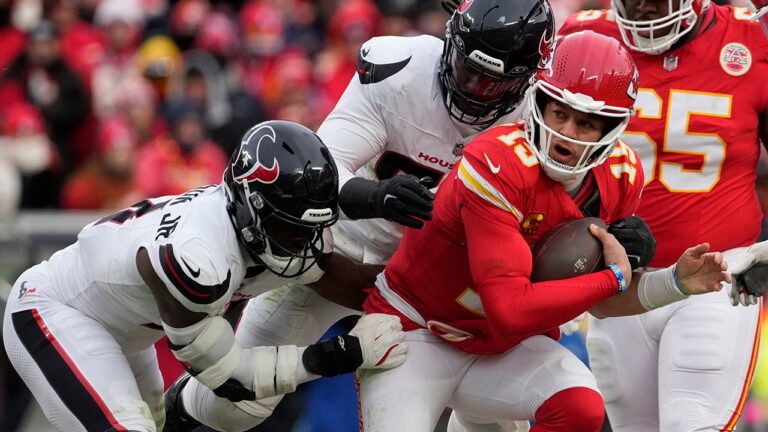 NFL refs come under fire over questionable calls in Chiefs playoff game against Texans