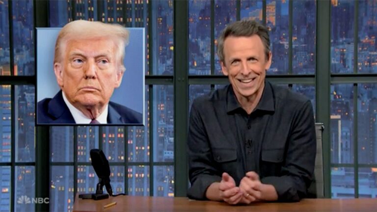 ‘Too weird to be true,’ the late-night hosts responded to Trump as he returned to the office.