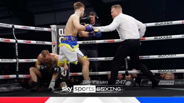 Two knocks and a first round stoppage! Price BLITZES Fitzmaurice