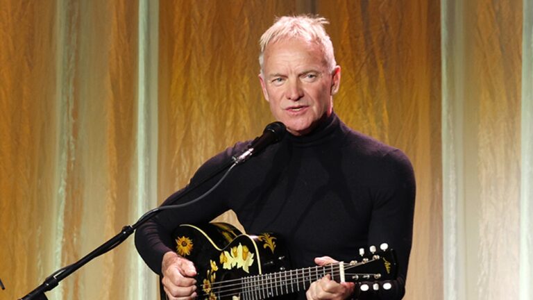 Sting was prevented from singing and postponed several concerts due to illness