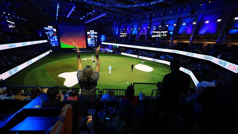 Tiger Woods, Rory McIlroy’s high-tech indoor golf league is live.