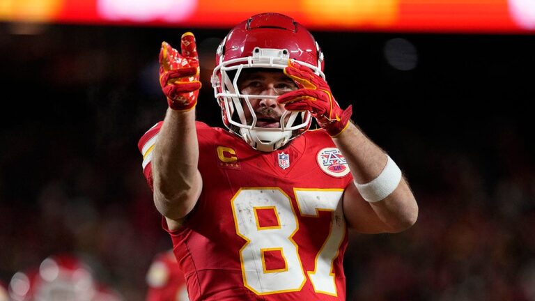 Travis Kelce felt ’22’ after pitching his season-best performance in the Chiefs’ playoff win.