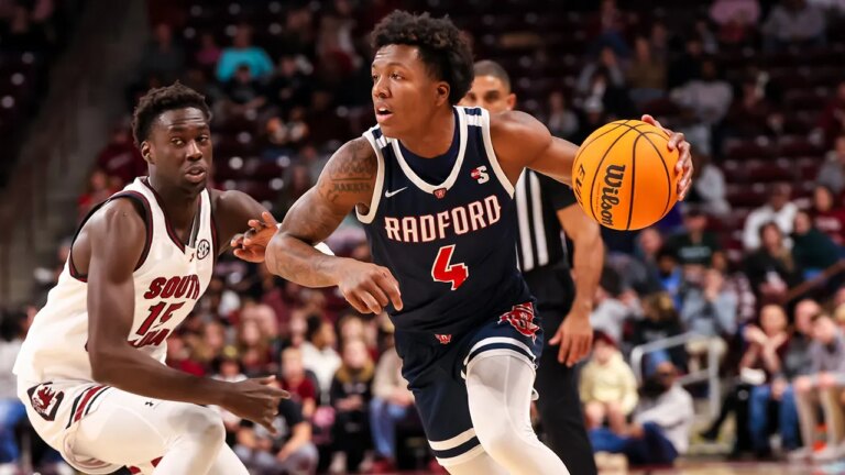 Young College Basketball Fan Delays Game After Dramatically Throws Court: ‘You Don’t Know Whose Kid It Is’