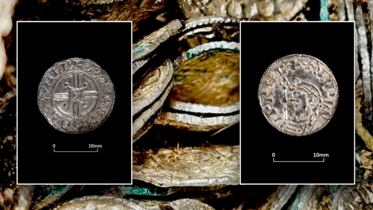 British archaeologists find priceless silver coins from before the Battle of Hastings