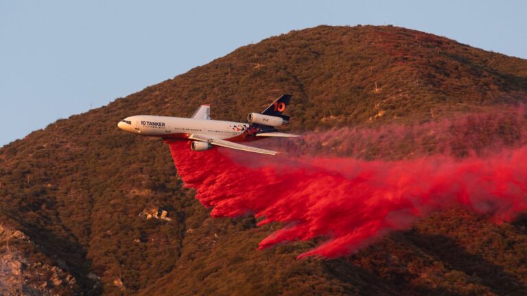 WATCH: Photos Capture Planes Helping Fight California Wildfires